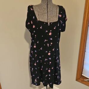 SO Black Floral Dress